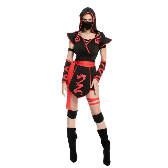 Disfraz de Ninja con Short para Mujer