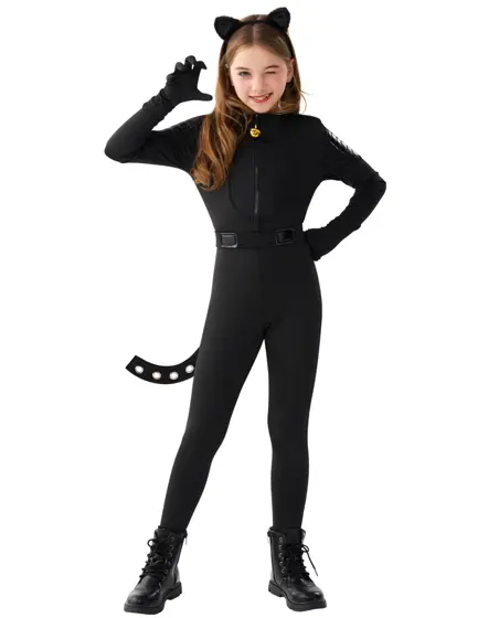 Disfraz de Gato Negro para Niña