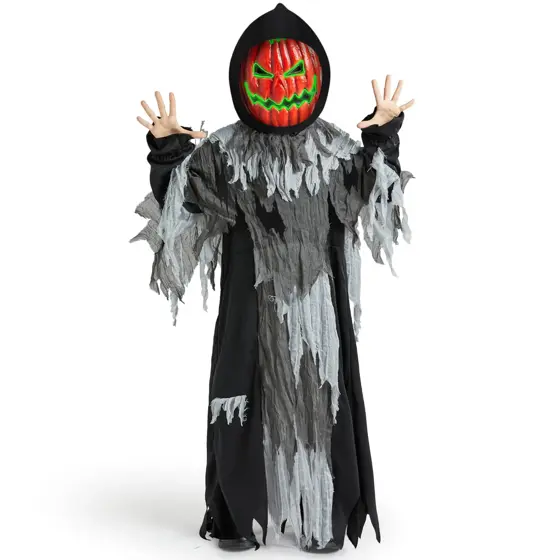 Disfraz de Espantapájaros Cabeza de Calabaza
