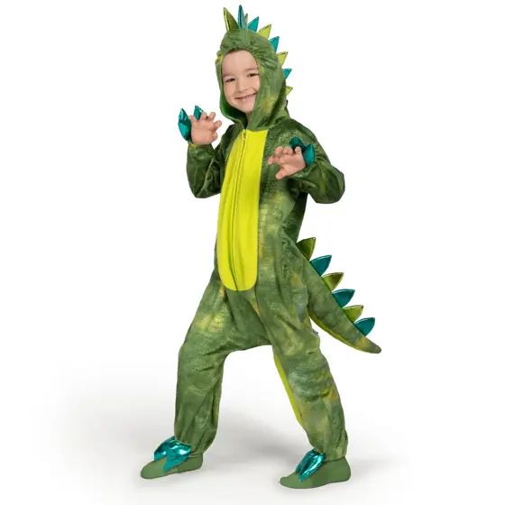 Enterizo de T-Rex Verde Brillante Infantil