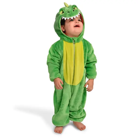 Enterizo de Dinosaurio Verde para Bebé
