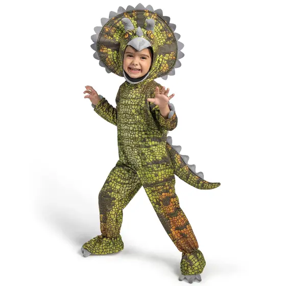 Disfraz de Triceratops Realista para Niño