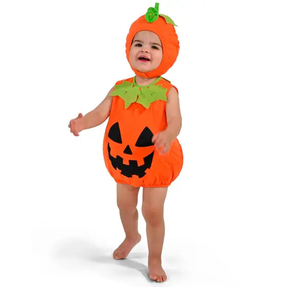 Disfraz de Calabaza con Capucha para Niños Pequeños