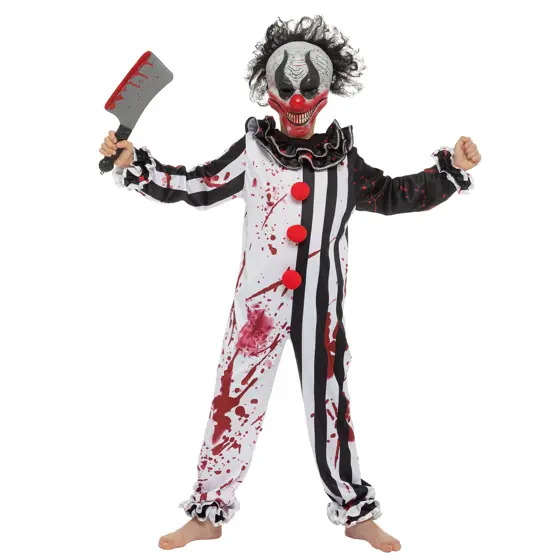 Disfraz de Payaso Asesino de Terror para Niño