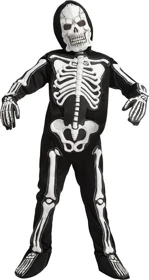 Disfraz de Esqueleto Siniestro para Niño