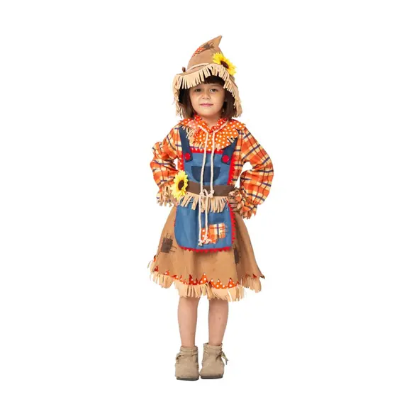 Disfraz de Espantapájaros Girasol Cosplay para Niña