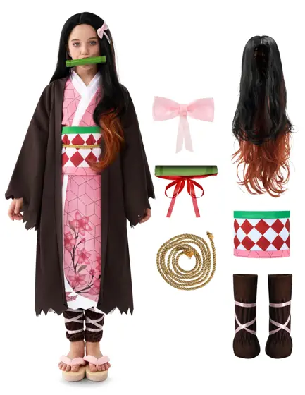 Set Disfraz de Ninja Kimono para Niña