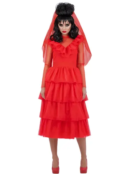 Disfraz Lydia Novia Vestido Largo - Beetlejuice