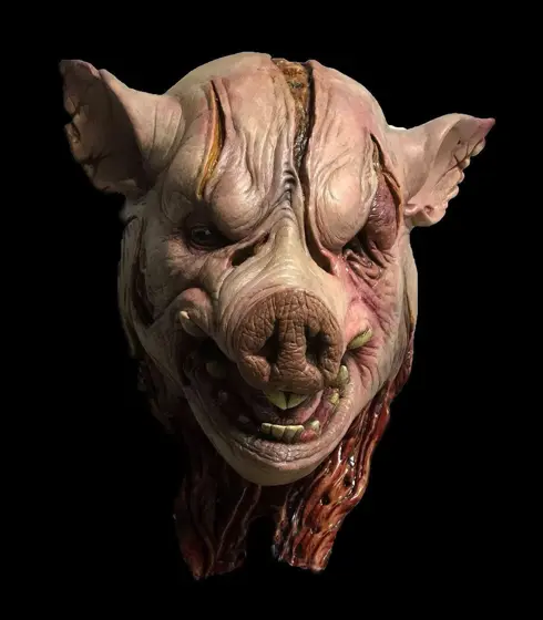 Máscara de Látex Cabeza de Cerdo