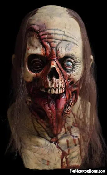 Máscara de Látex Zombie Quijada Rota