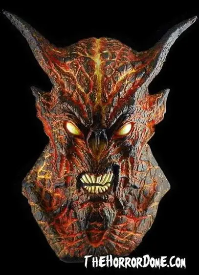 Máscara de Látex Demonio de Lava
