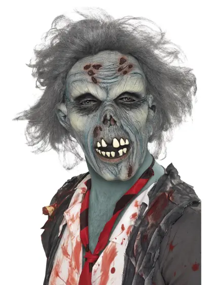 Máscara de Látex Zombie en Descomposición