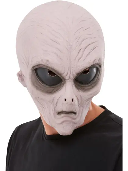 Máscara de Látex Alienígena Morado