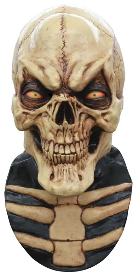 Máscara de Látex Calavera Sonriente