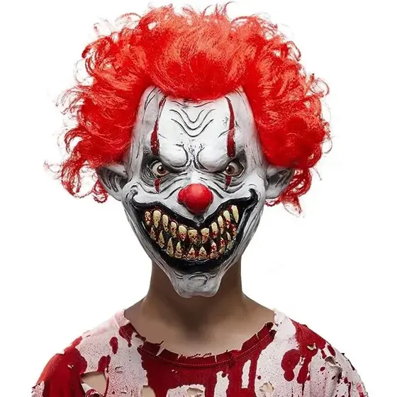 Máscara de Zombie Payaso Aterrador
