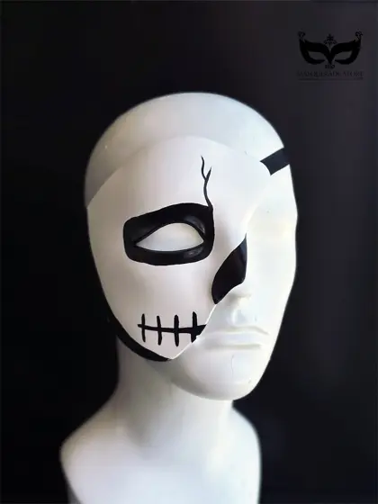 Media Máscara Fantasma Embrujado