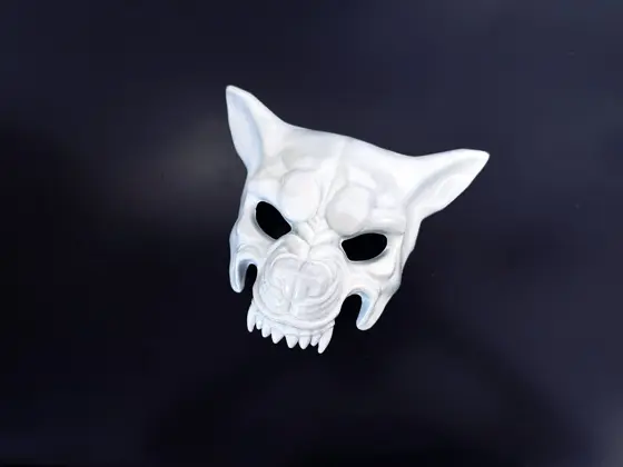 Máscara de Lobo Aullido Fantasma
