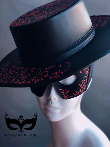 Antifaz de Bandido Negro