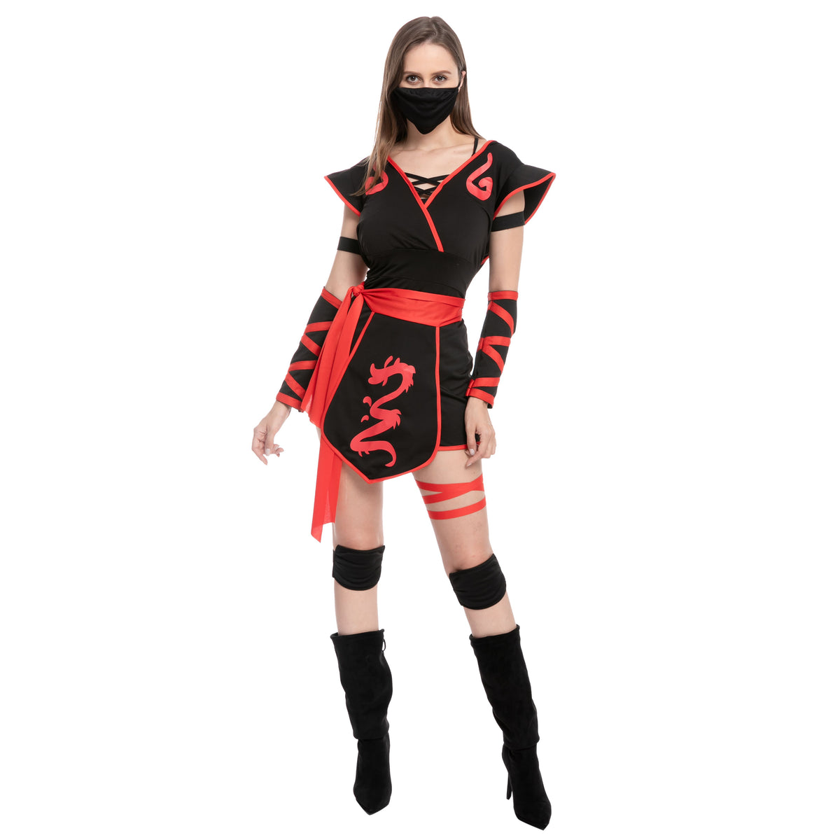 Disfraz de Ninja con Short para Mujer, foto 2 de 12