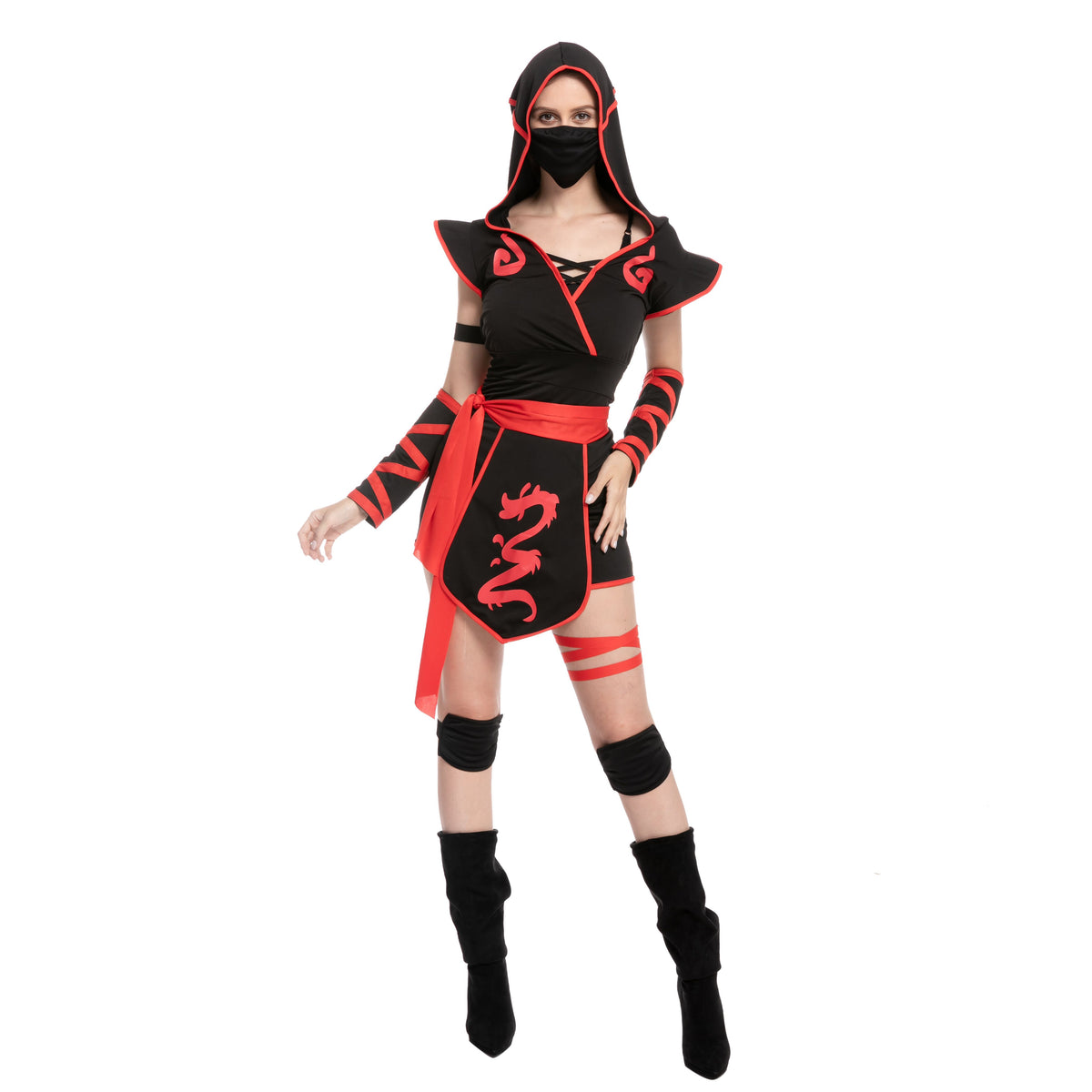 Disfraz de Ninja con Short para Mujer, foto 3 de 12
