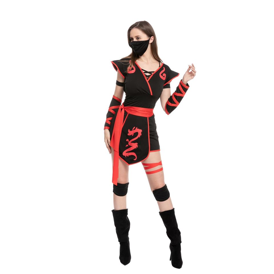 Disfraz de Ninja con Short para Mujer, foto 5 de 12