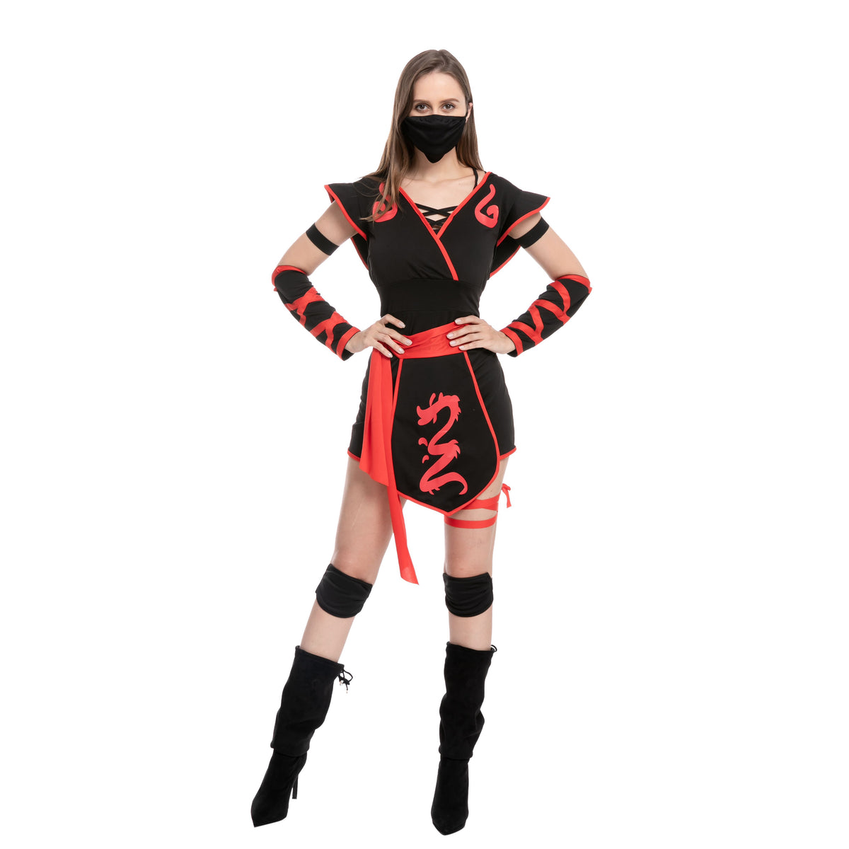 Disfraz de Ninja con Short para Mujer, foto 6 de 12