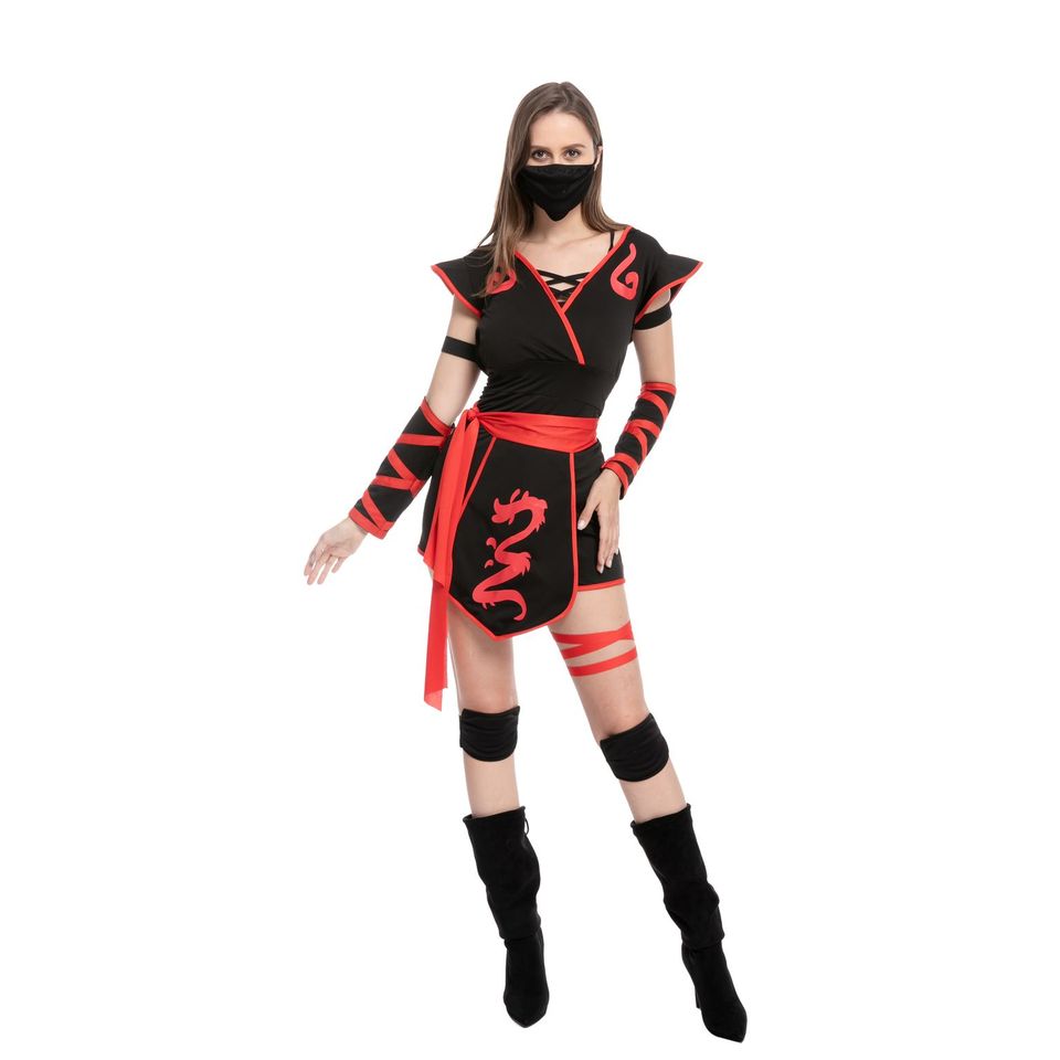 Disfraz de Ninja con Short para Mujer, foto 9 de 12