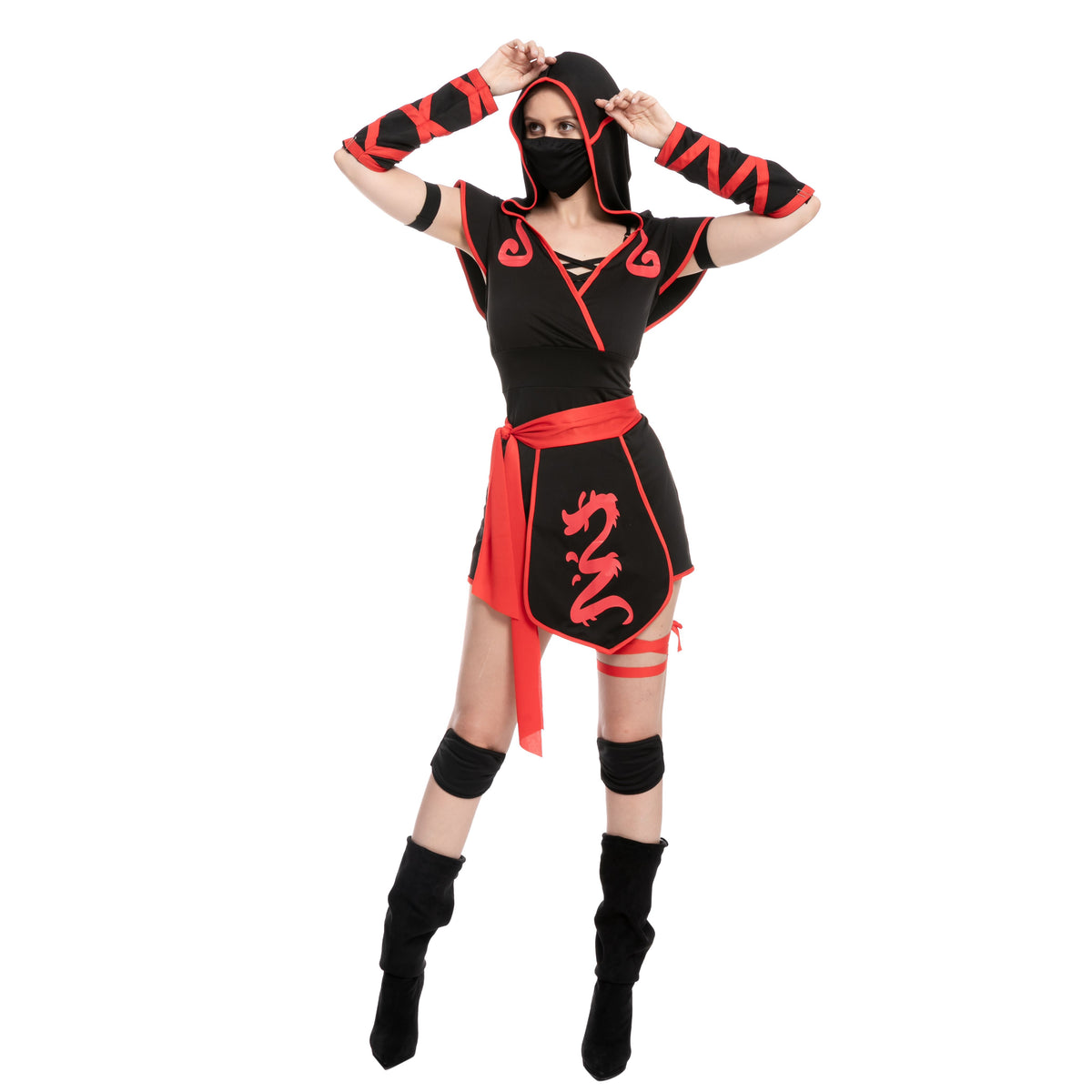 Disfraz de Ninja con Short para Mujer, foto 11 de 12