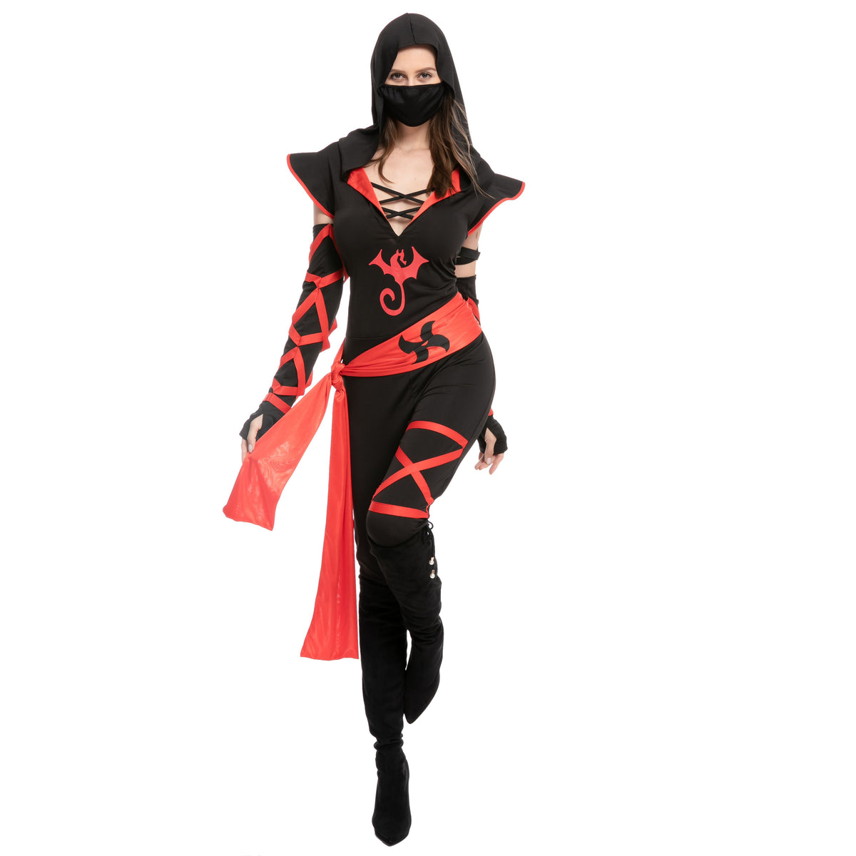 Disfraz de Ninja con Pantalón Largo para Mujer, foto 5 de 9