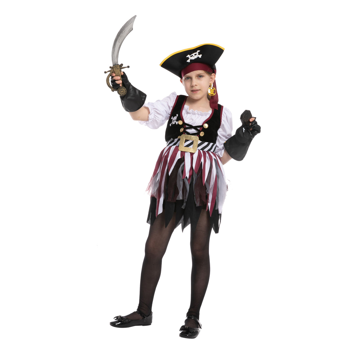 Disfraz de Pirata de los Siete Mares para Niña, foto 5 de 11