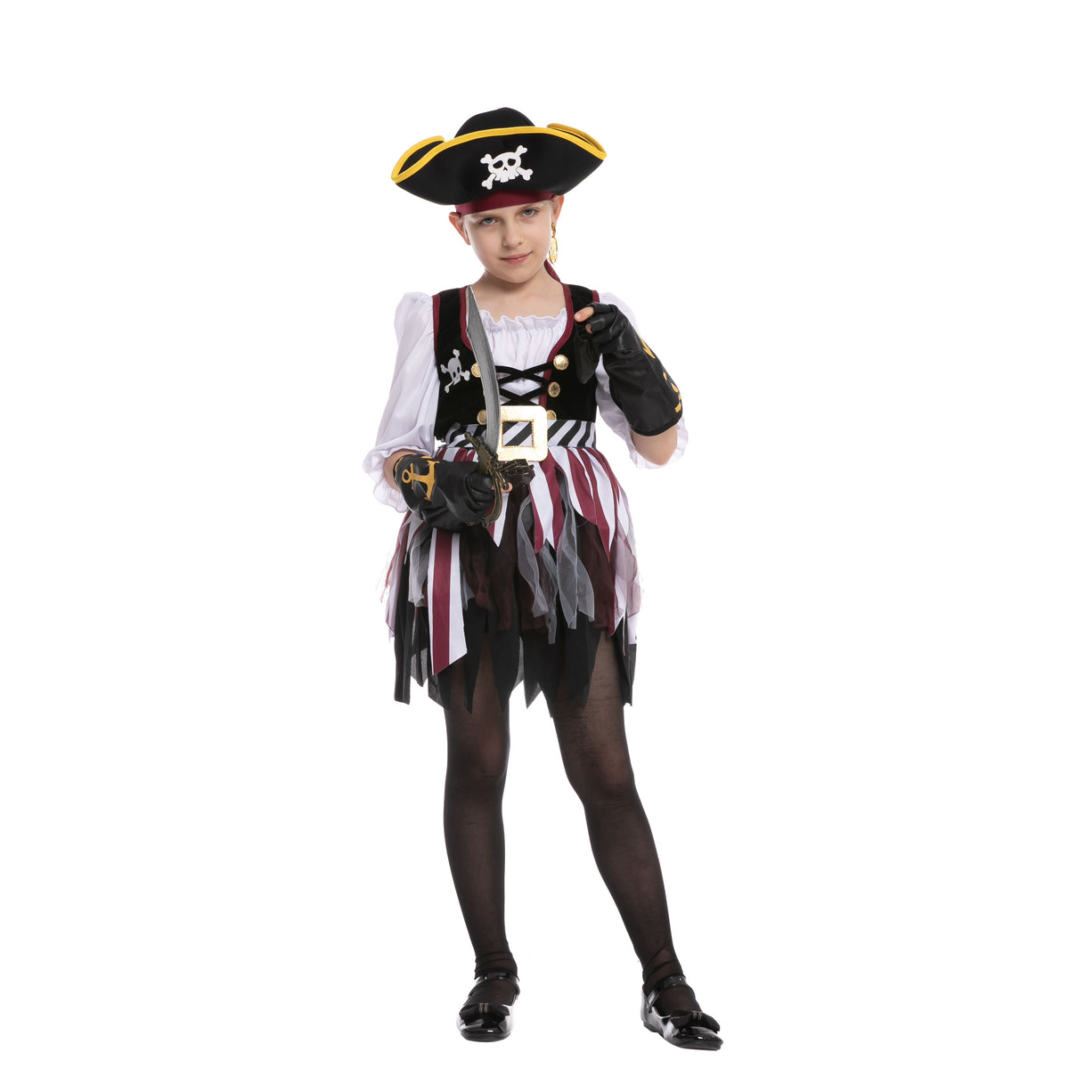 Disfraz de Pirata de los Siete Mares para Niña, foto 7 de 11