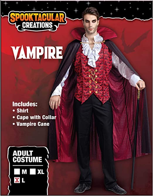 Disfraz de Vampiro Medieval Renacentista para Hombre, foto 2 de 9