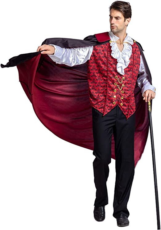 Disfraz de Vampiro Medieval Renacentista para Hombre, foto 3 de 9