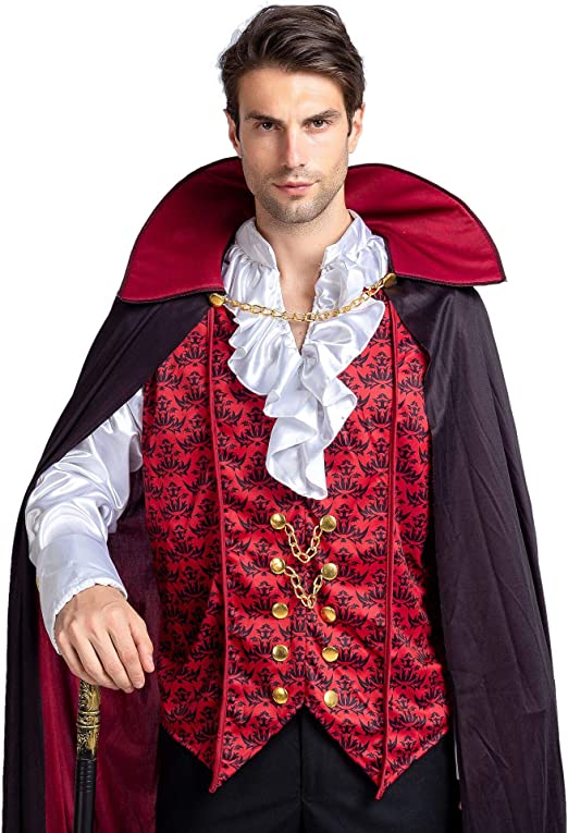 Disfraz de Vampiro Medieval Renacentista para Hombre, foto 5 de 9
