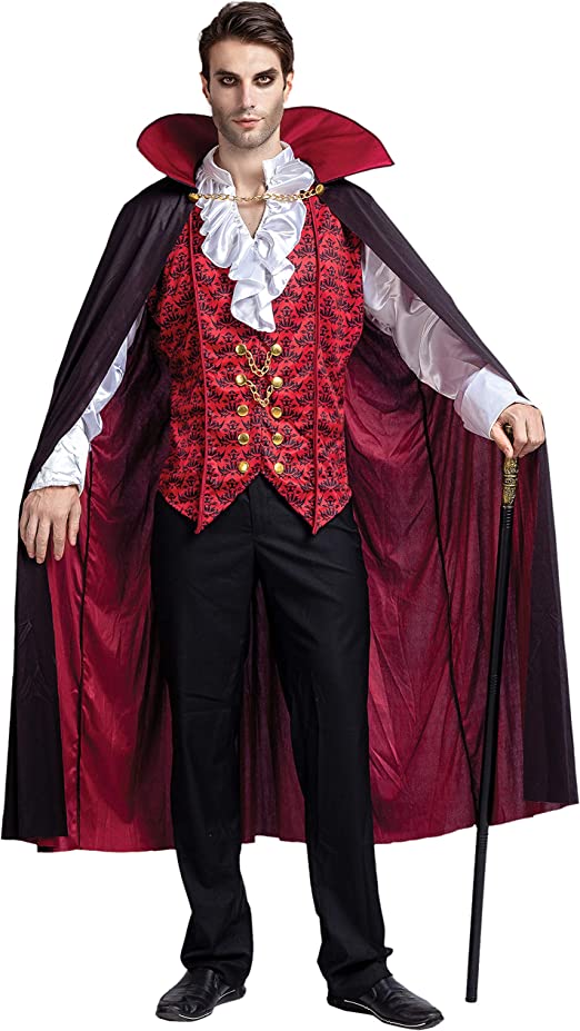 Disfraz de Vampiro Medieval Renacentista para Hombre, foto 7 de 9