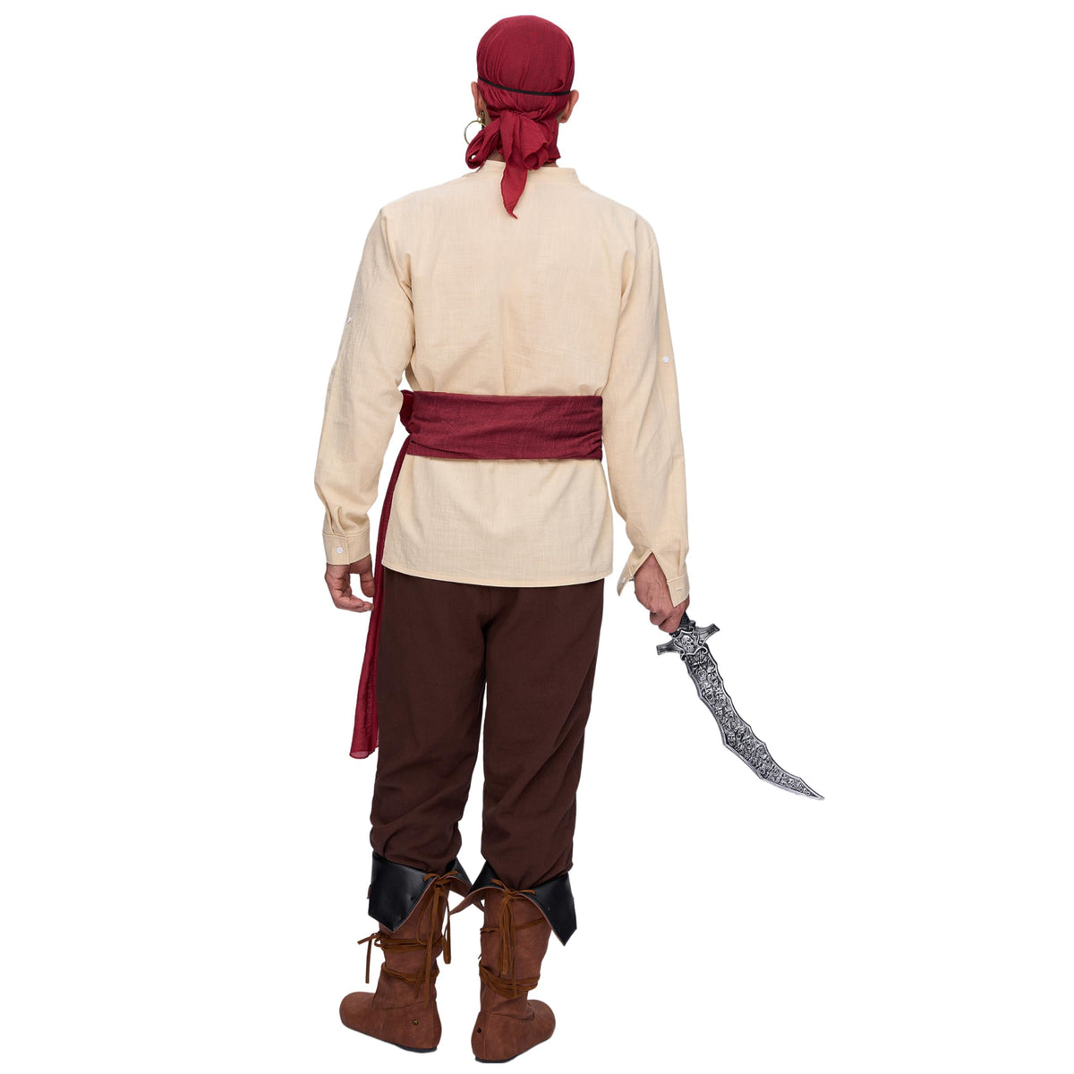Disfraz de Pirata Vikingo Medieval para Adulto, foto 5 de 8
