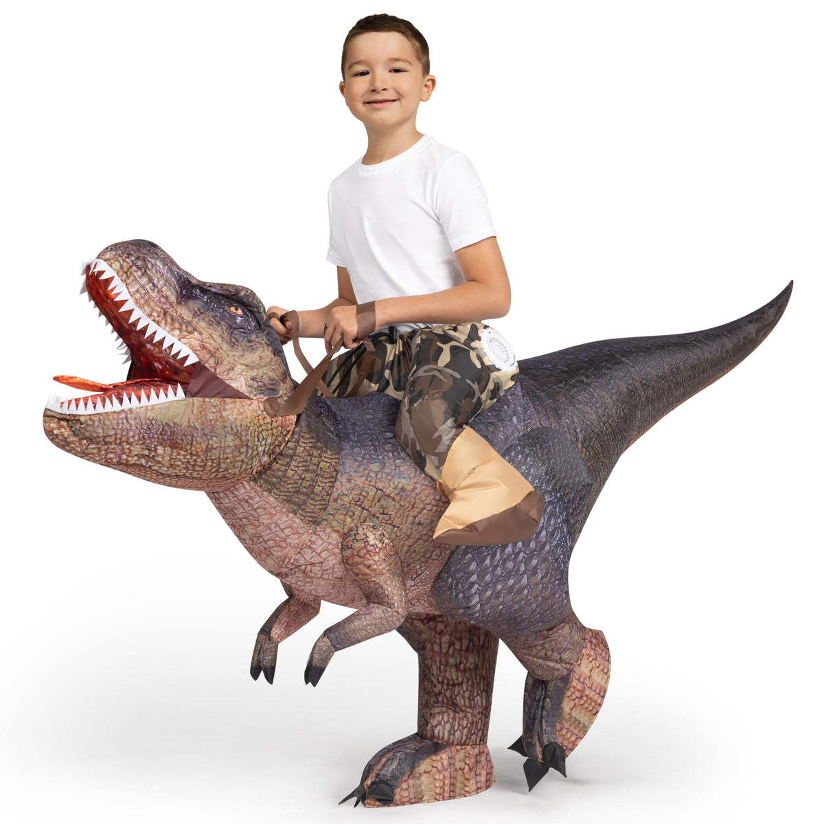 Disfraz Inflable de Dinosaurio Infantil, foto 7 de 8