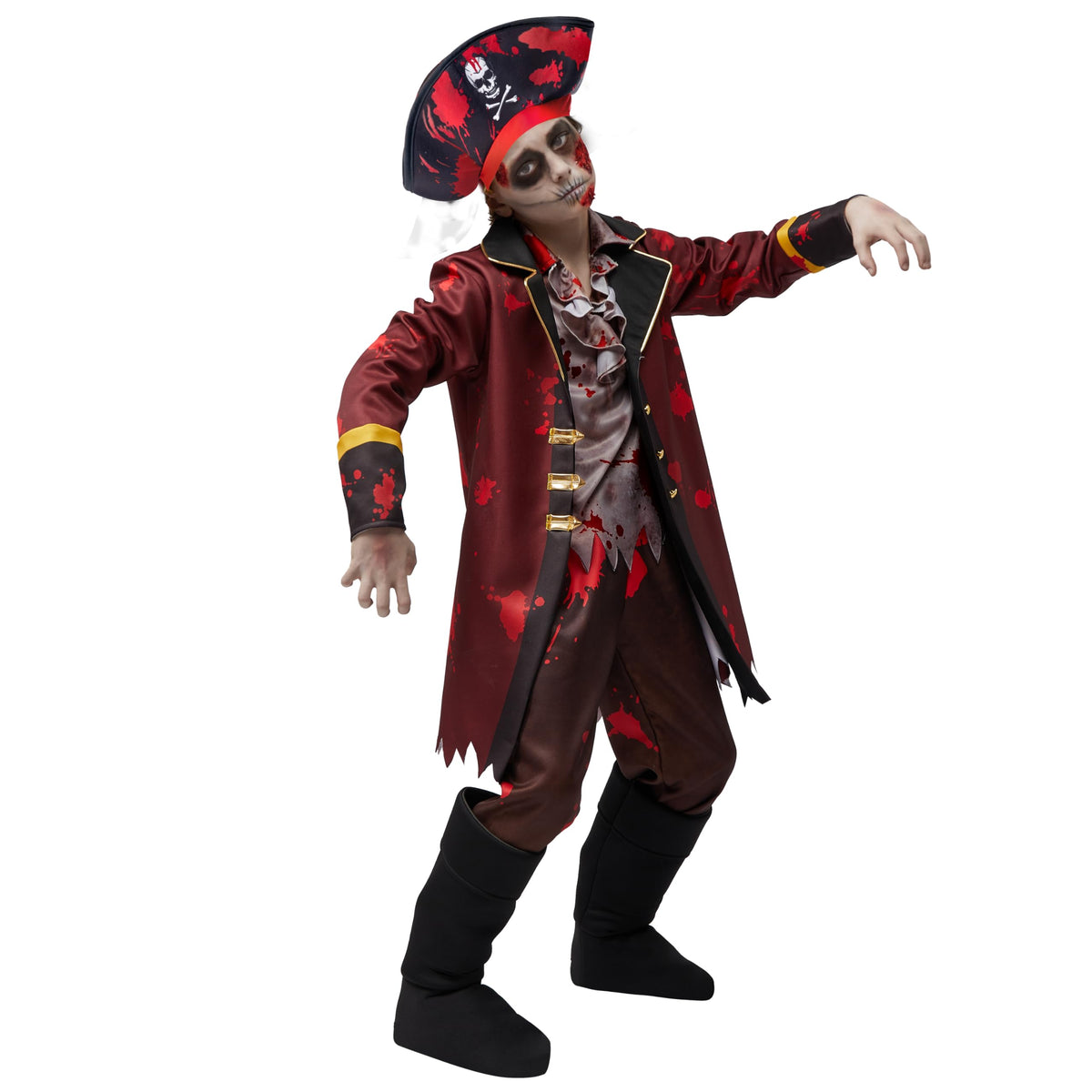 Disfraz de Pirata Zombie para Niño, foto 8 de 8