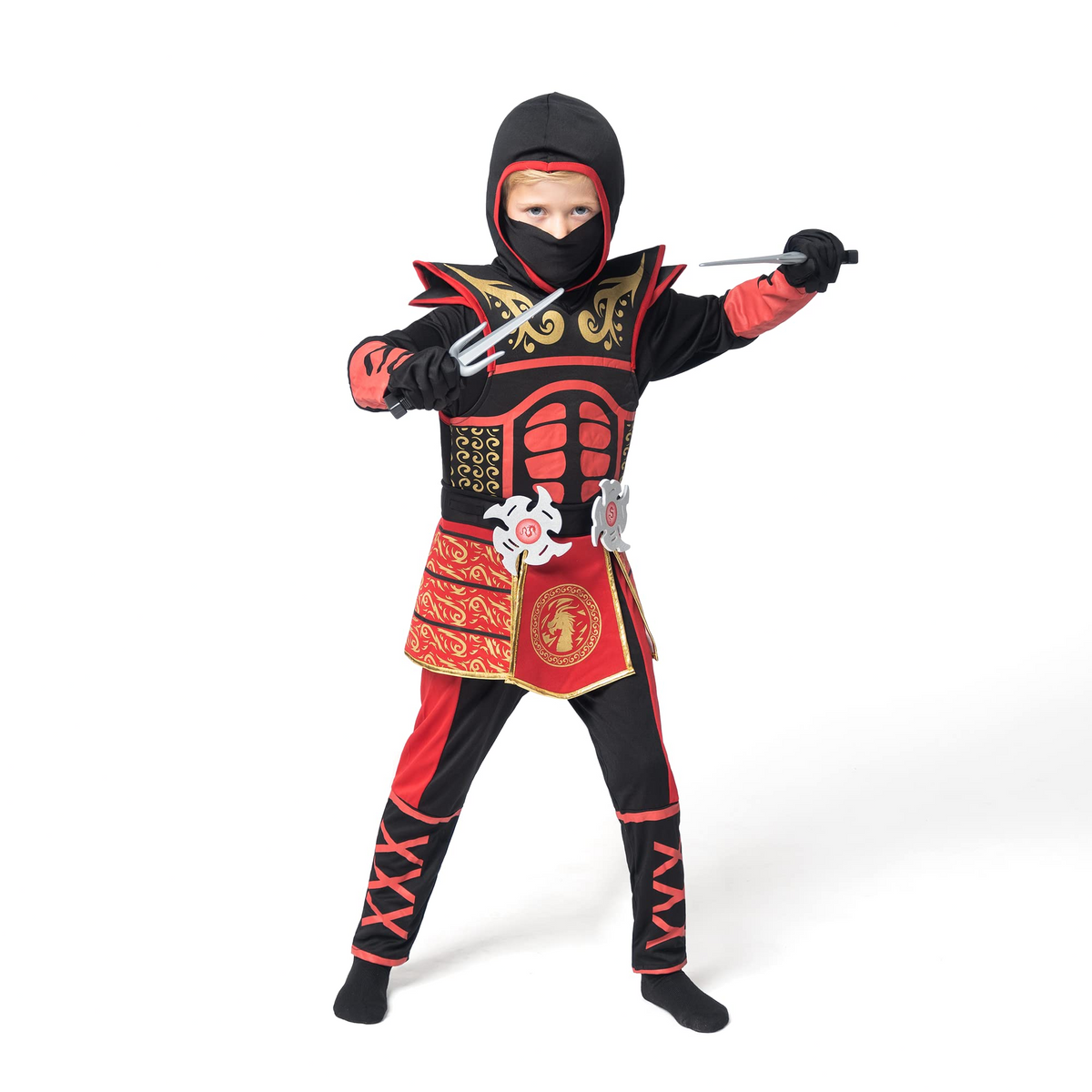 Disfraz de Ninja Escarlata para Niño, foto 1 de 8