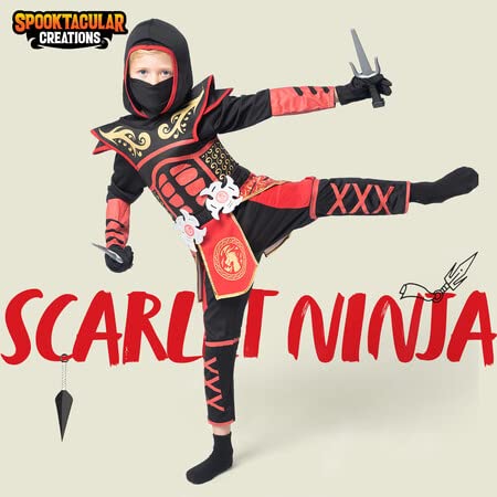 Disfraz de Ninja Escarlata para Niño, foto 2 de 8