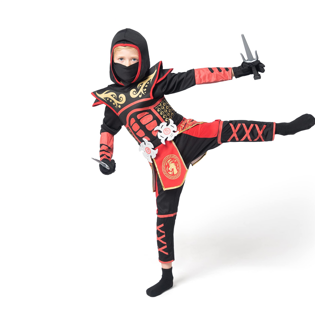 Disfraz de Ninja Escarlata para Niño, foto 4 de 8