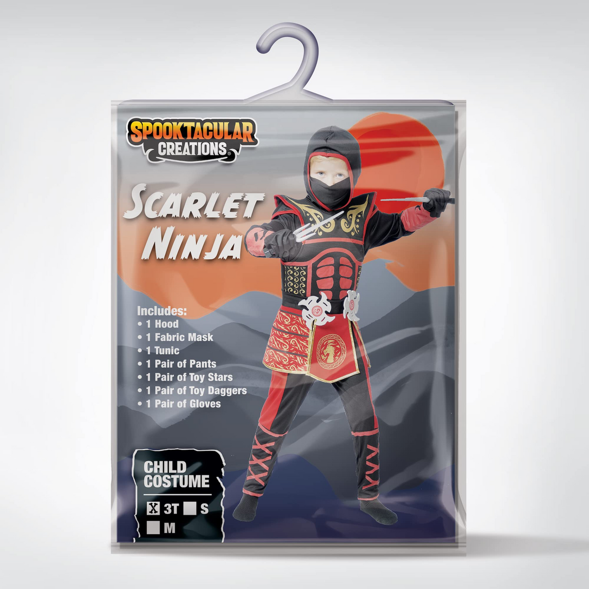 Disfraz de Ninja Escarlata para Niño, foto 6 de 8