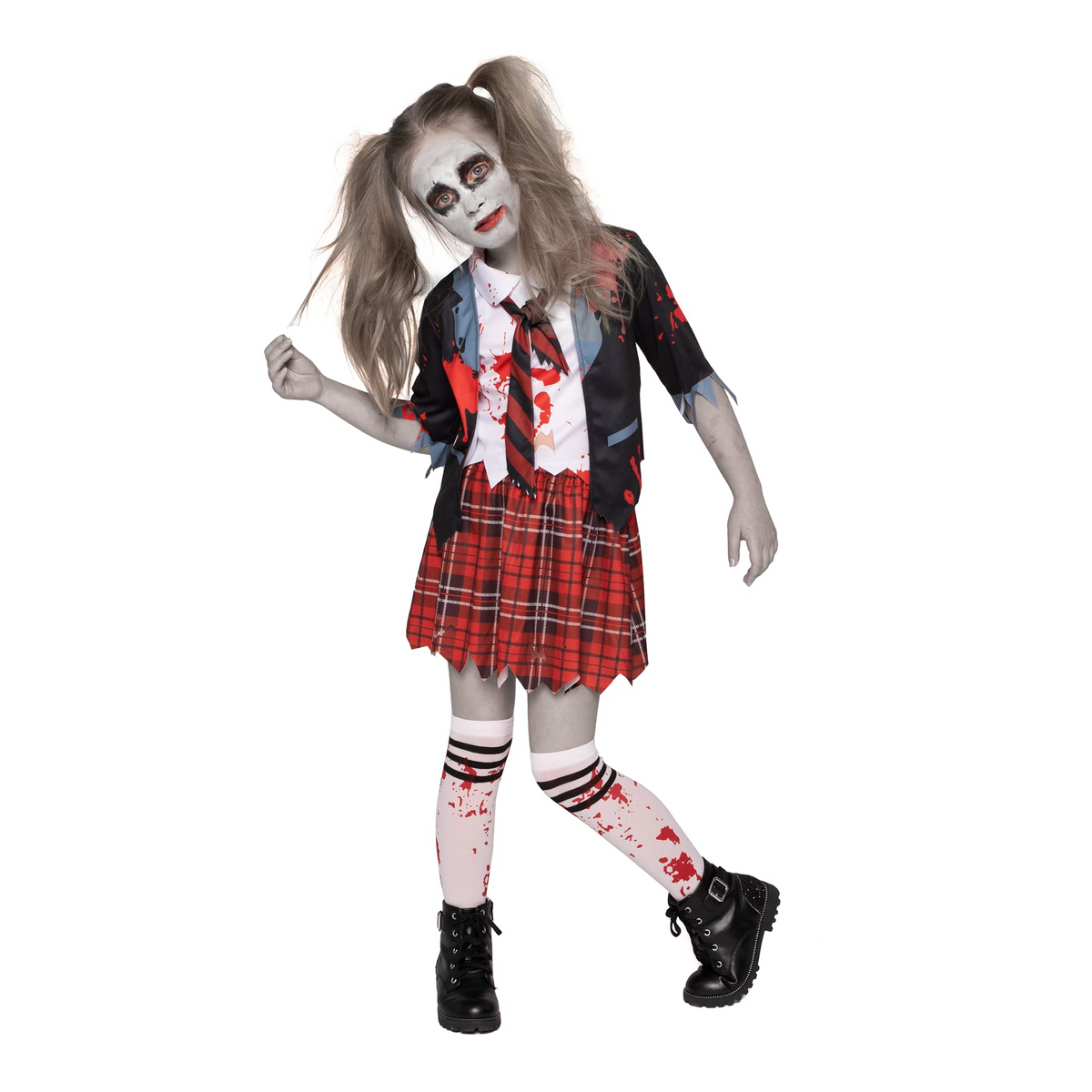 Disfraz de Colegiala Zombie para Niña, foto 3 de 8
