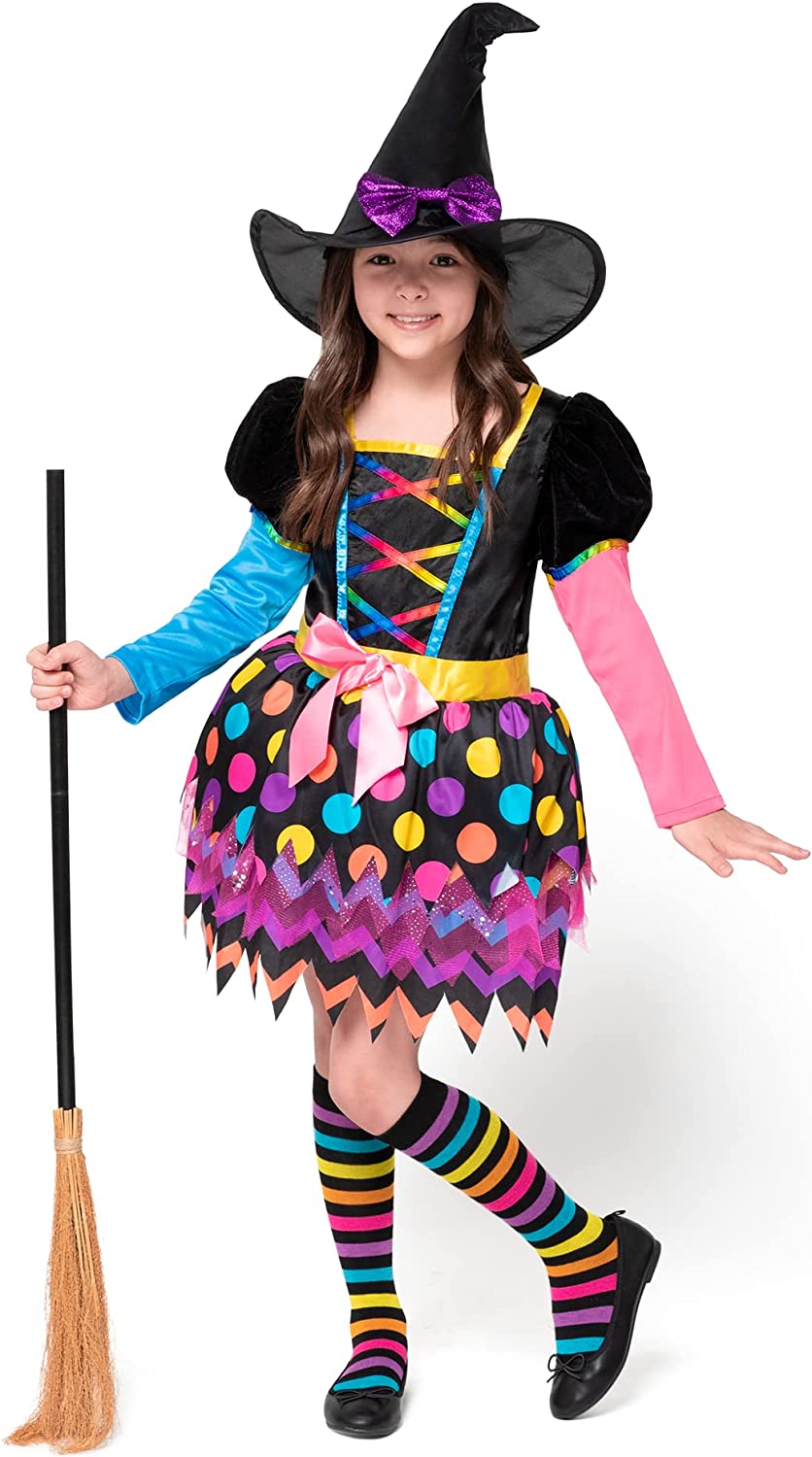 Disfraz de Bruja Divertida para Niña, foto 2 de 8