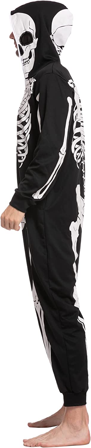 Enterizo Pijama de Esqueleto para Hombre, foto 4 de 8