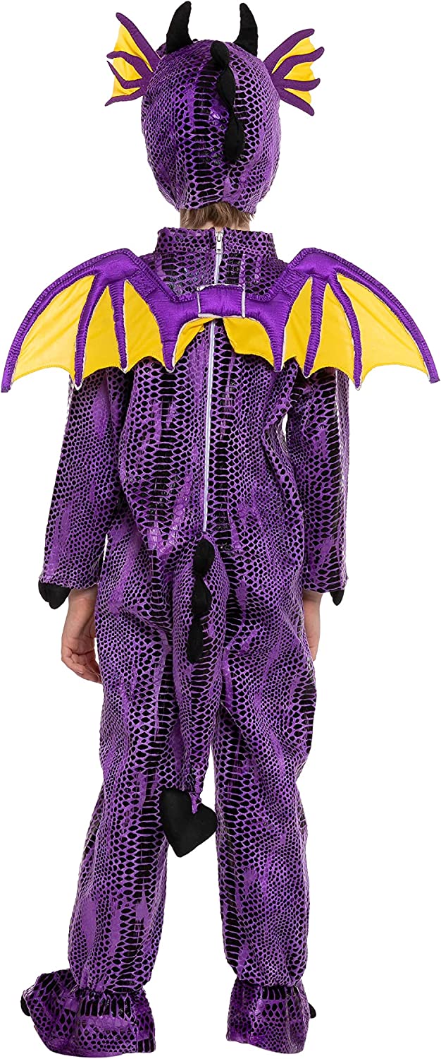 Disfraz de Dragón Morado Infantil, foto 3 de 8