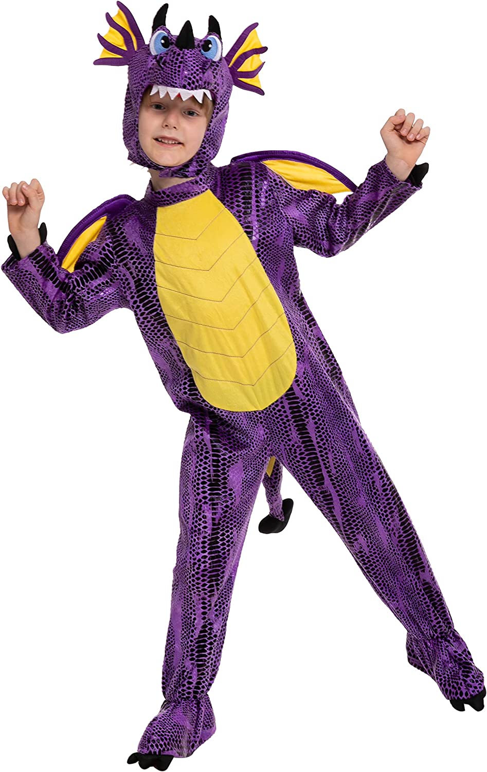 Disfraz de Dragón Morado Infantil, foto 6 de 8