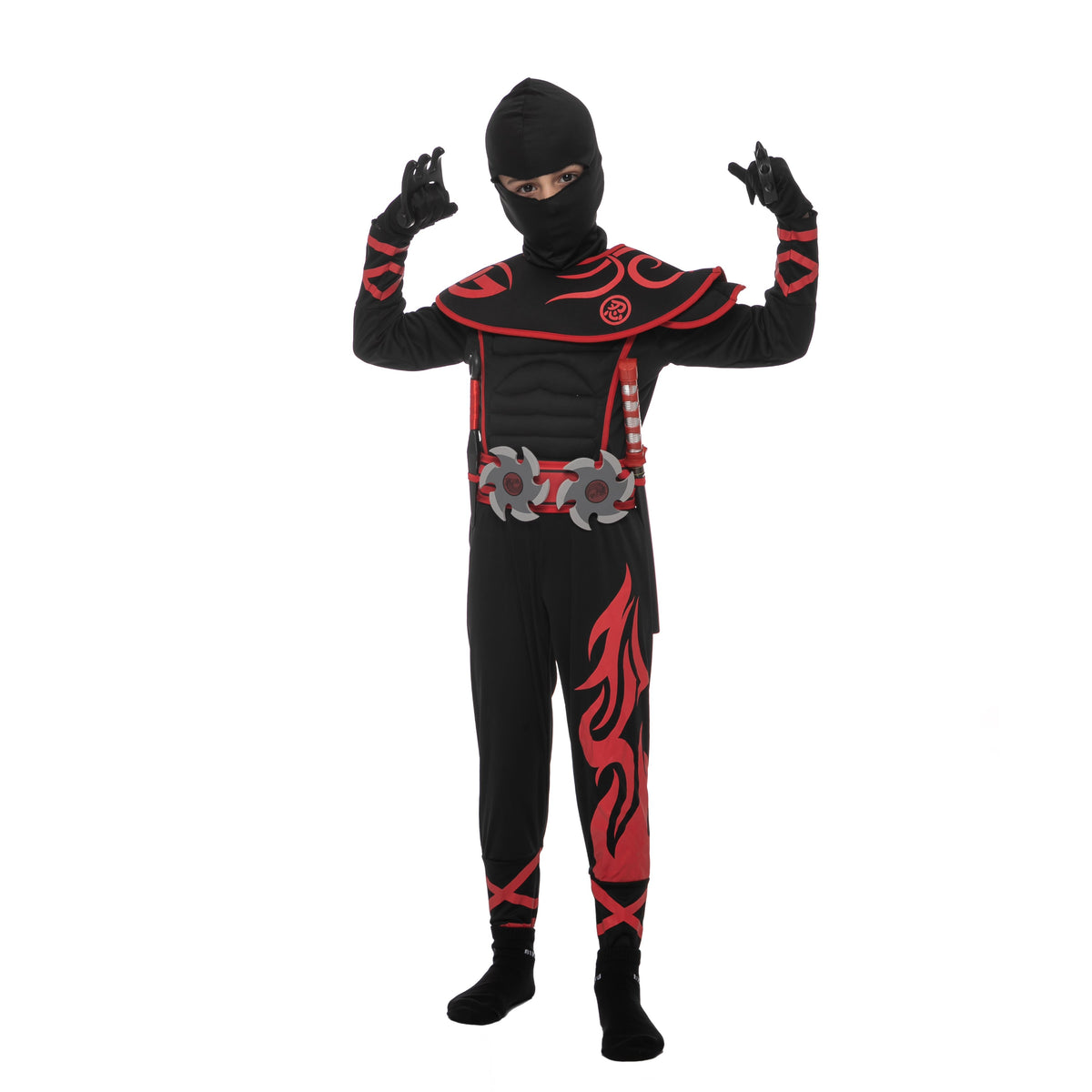 Disfraz de Ninja Rojo Infantil, foto 2 de 8