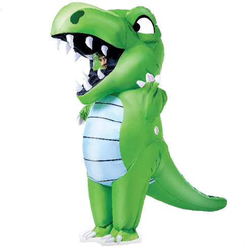 Disfraz Inflable de Dinosaurio Cuerpo Completo, foto 1 de 8