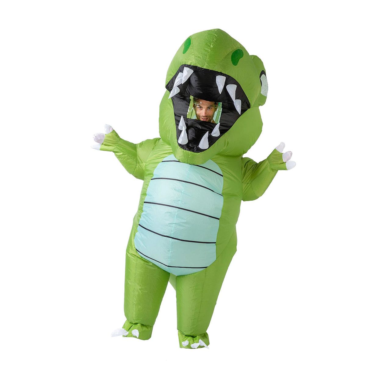 Disfraz Inflable de Dinosaurio Cuerpo Completo, foto 4 de 8